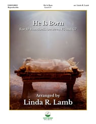 He Is Born Handbell sheet music cover Thumbnail